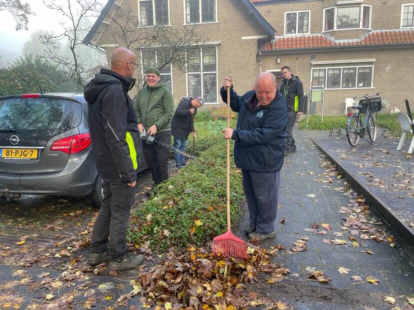 Groen-team van 's Heeren Loo in actie